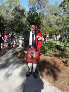 Robin Livingstone playing The Lament